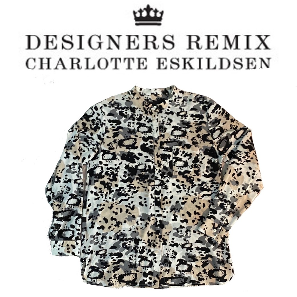 DESIGNERS REMIX by Charlotte Eskildsen silk shirt